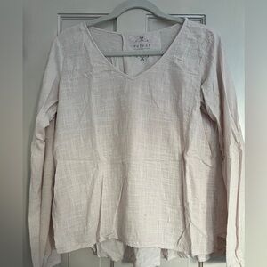 Velvet by Graham and Spencer, Vintage Slub, Pale Pink, Size S